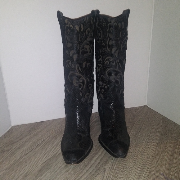Calf Hair Cowboy Boot - Picture 9 of 11